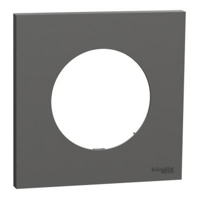  Odace plaque 1 poste gris basa 