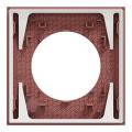  Odace plaque 1 poste rose gren 