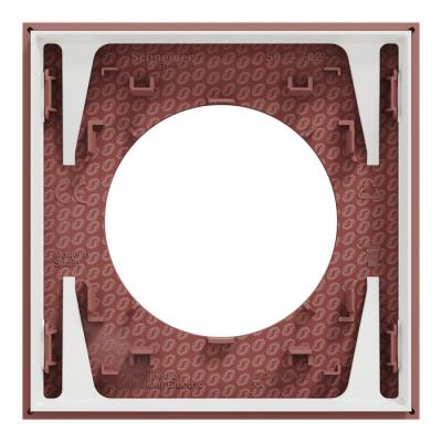  Odace plaque 1 poste rose gren 
