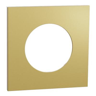  Odace M. plaque 1 poste laiton 