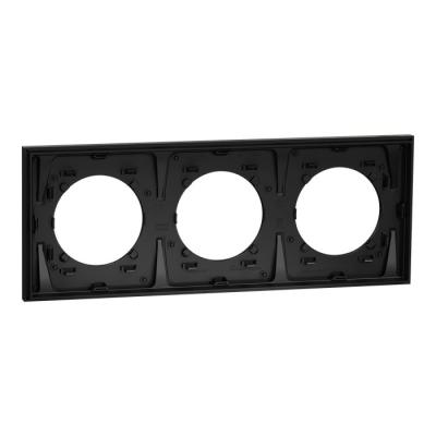  Odace M. plaque 3 postes perle 
