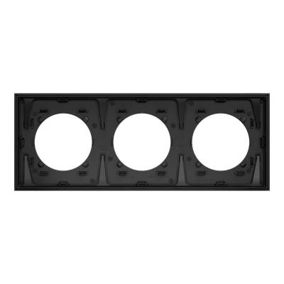  Odace M. plaque 3 postes perle 