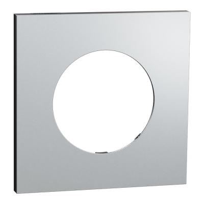  Odace M. plaque 1 poste Alumin 