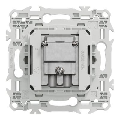  Odace prise TV/FM blanc 