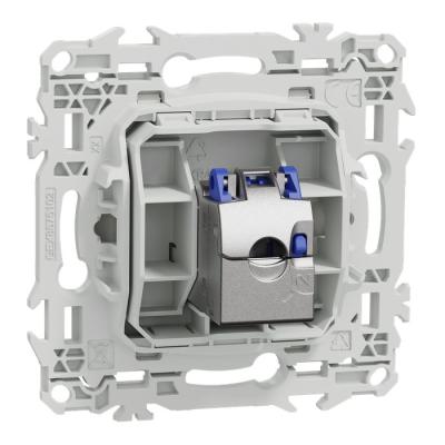 Odace prise RJ45 cat.6a STP bl 