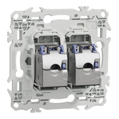  Odace prise double RJ45 cat.6 