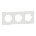  Odace plaque 3 postes blanc 