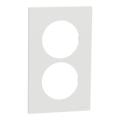  Odace plaque 2 postes 57mm bla 