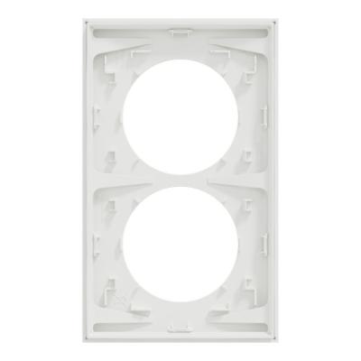 Odace plaque 2 postes 57mm bla 
