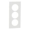  Odace plaque 3 postes 57mm bla 