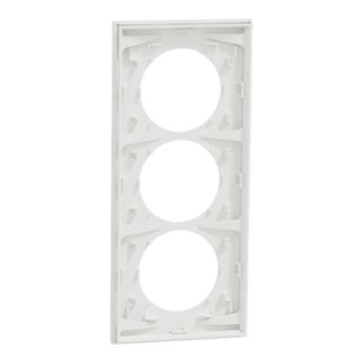  Odace plaque 3 postes 57mm bla 