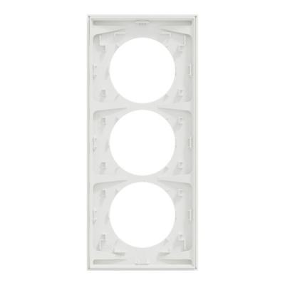  Odace plaque 3 postes 57mm bla 