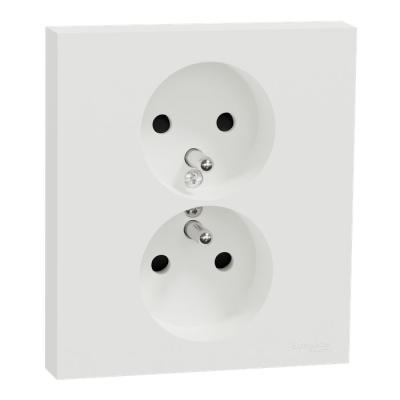  Odace prise 2P+T double blanc 