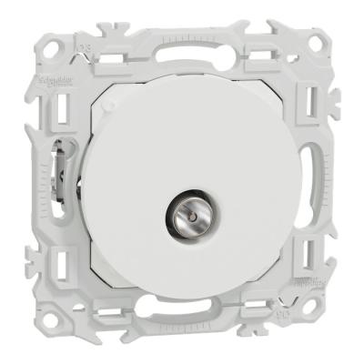  Odace prise TV simple blanc gr 
