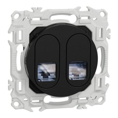  Odace prise double RJ45 cat.6 