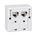  DOUBLEUR 45x45MM ETHERNET 