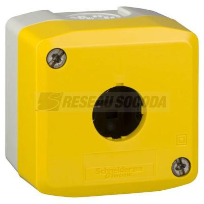  BOITE VIDE 1 BOUTON JAUNE 