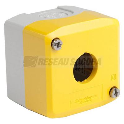  BOITE VIDE 1 BOUTON JAUNE 