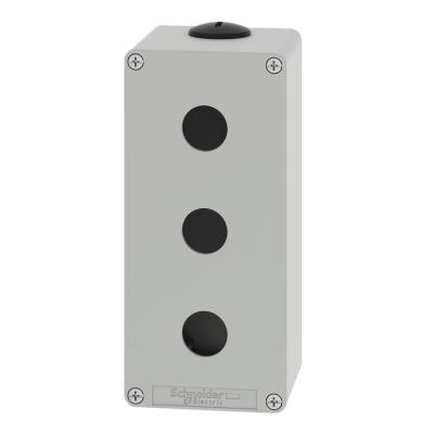  Boite vide grise 3 trous 22mm 