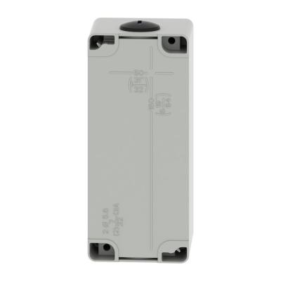  Boite vide grise 3 trous 30mm 