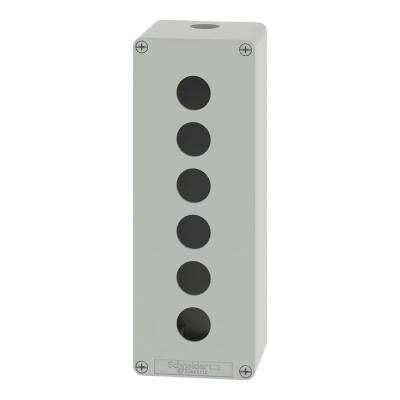  Boite vide grise 6 trous 22mm 