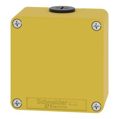  Boitier vide jaune non perc� 