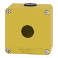  Boitier vide jaune 1 trou 22mm 