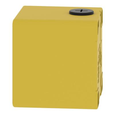  Boitier vide jaune 1 trou 22mm 