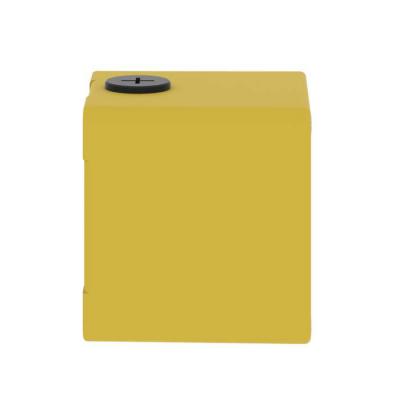  Boitier vide jaune 1 trou 22mm 