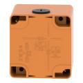  Boite vide orange 1 trou 22mm 