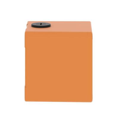  Boite vide orange 1 trou 22mm 