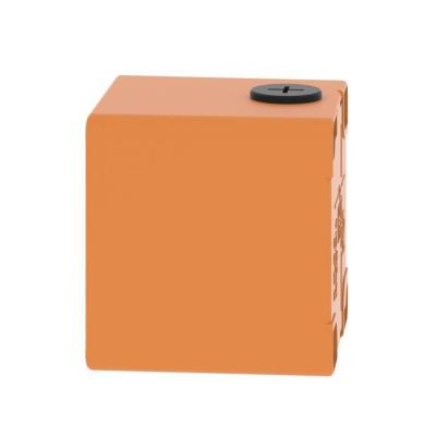  Boite vide orange 1 trou 22mm 