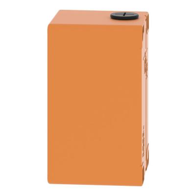  Boite vide orange 2 trous 22mm 