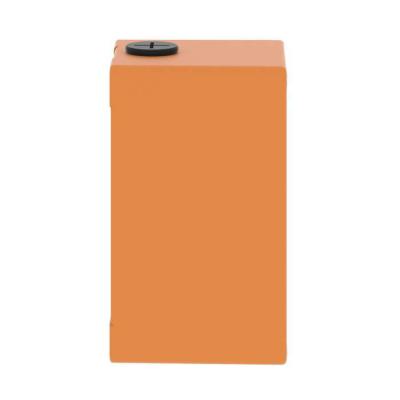  Boite vide orange 2 trous 22mm 