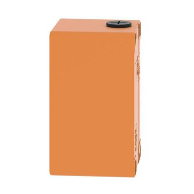  Boite vide orange 2 trous 22mm 