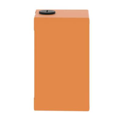  Boite vide orange 2 trous 30mm 