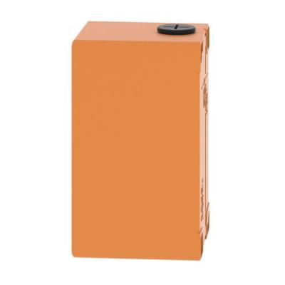  Boite vide orange 2 trous 30mm 