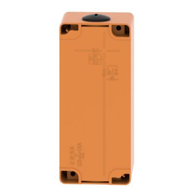  Boite vide orange 3 trous 22mm 