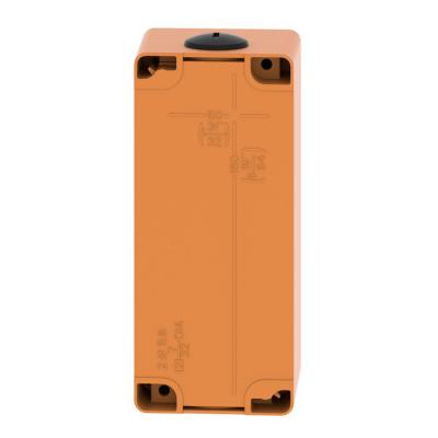  Boite vide orange 4 trous 22mm 