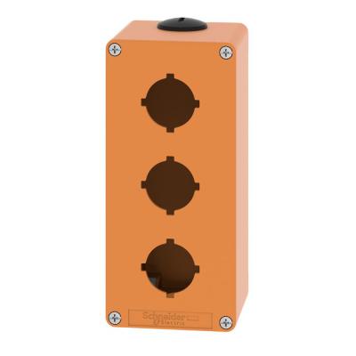 Boite vide orange 3 trous 30mm 
