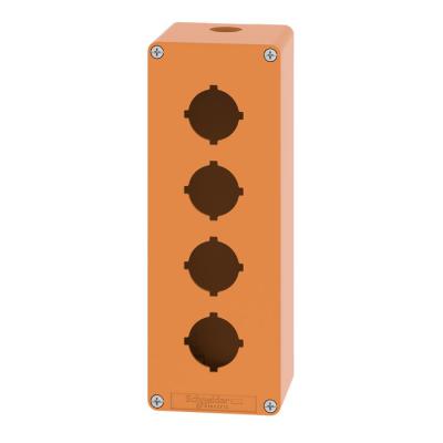  Boite vide orange 4 trous 30mm 