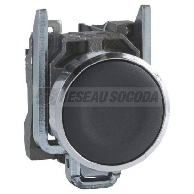  BOUTON POUSSOIR, NOIR, 1N 