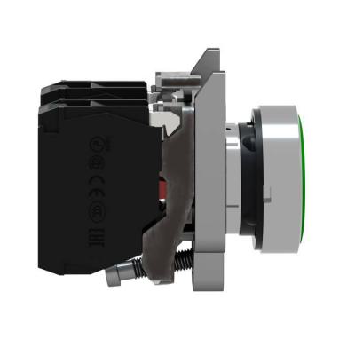  BOUTON POUSSOIR VERT AFFL 