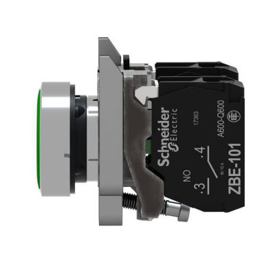  BOUTON POUSSOIR VERT AFFL 