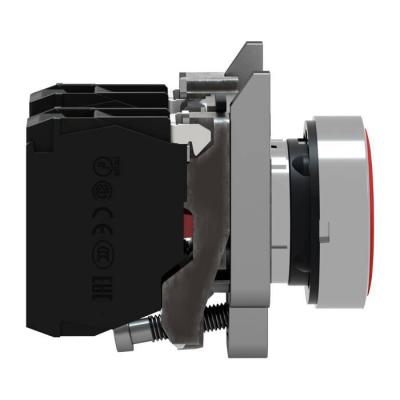  BOUTON POUSSOIR, ROUGE, 1 