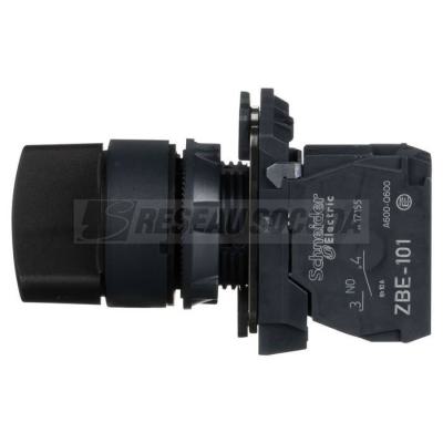  BOUTON TOURNANT NOIR DIAM 22 A 