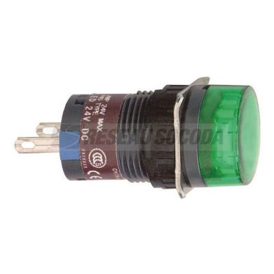  VOYANT VERT ROND 24V IP65 