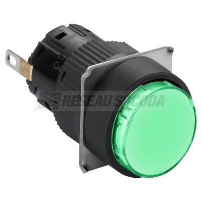  VOYANT VERT ROND 24V IP65 