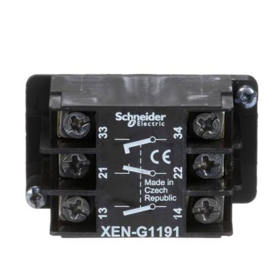  Bloc contact � rappel 1O+2F 2v 
