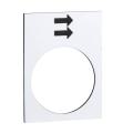  ETIQ 30X40MM BLC Mont�e GV 